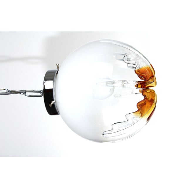 Metal Murano Glass Donation attributed to Av Mazzega, 1960s For Sale - Image 7 of 7