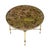 Art Deco Maison Bagues Eglomized Glass Side Table, Brass, Art Deco Period For Sale - Image 3 of 9