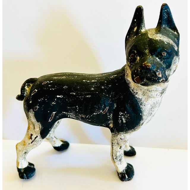 This adorable French Papier-Mâché Bulldog has such a charming face. From its perky ears to its curly tail it is just too...