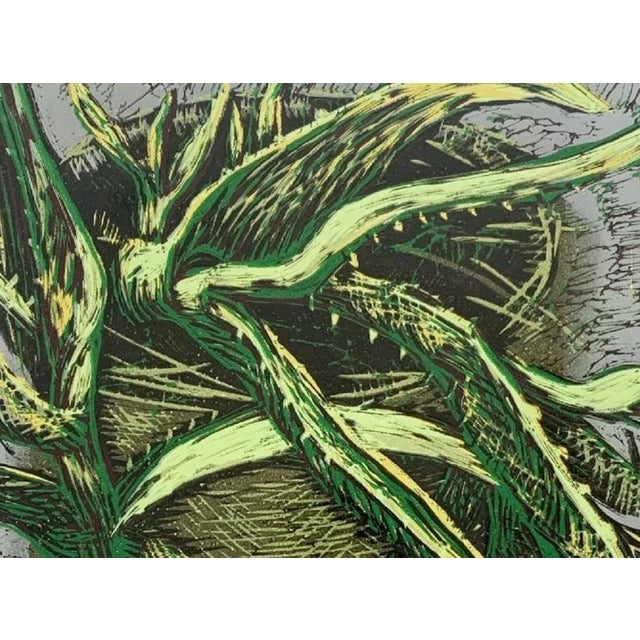 Contemporary Marta Garbaczewska, Aloe, 2018, Linocut For Sale - Image 3 of 4