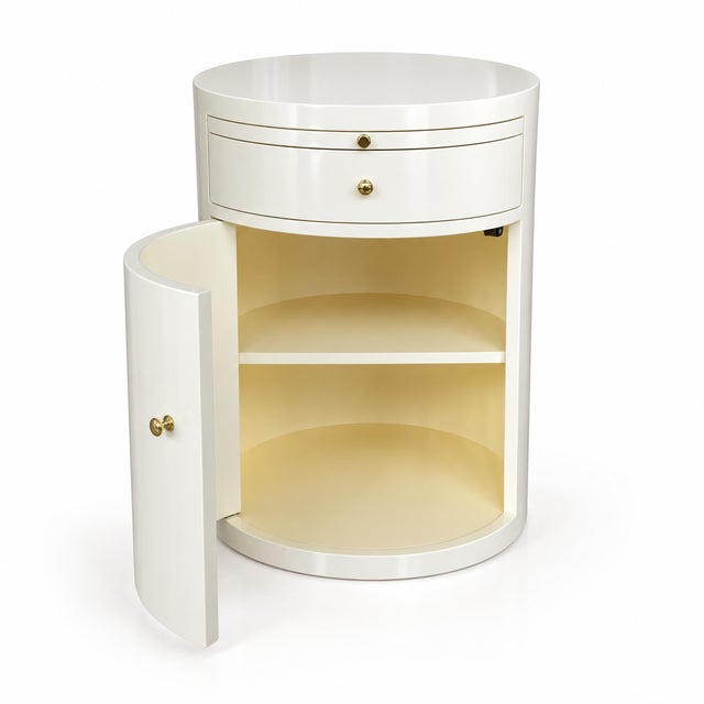 Custom Cylinder Table by William Switzer For Sale - Image 4 of 4