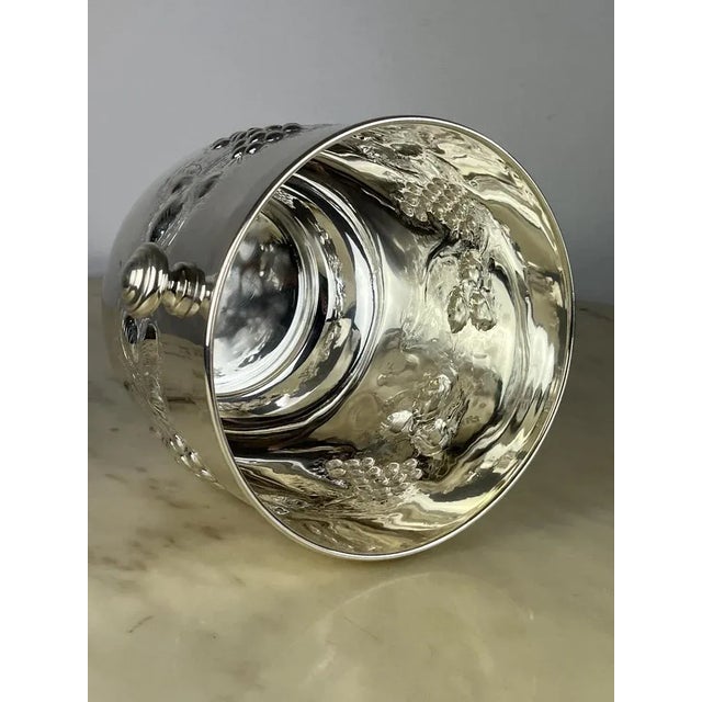 Italian Wine Cooler in 800 Silver, 1980s For Sale - Image 6 of 9