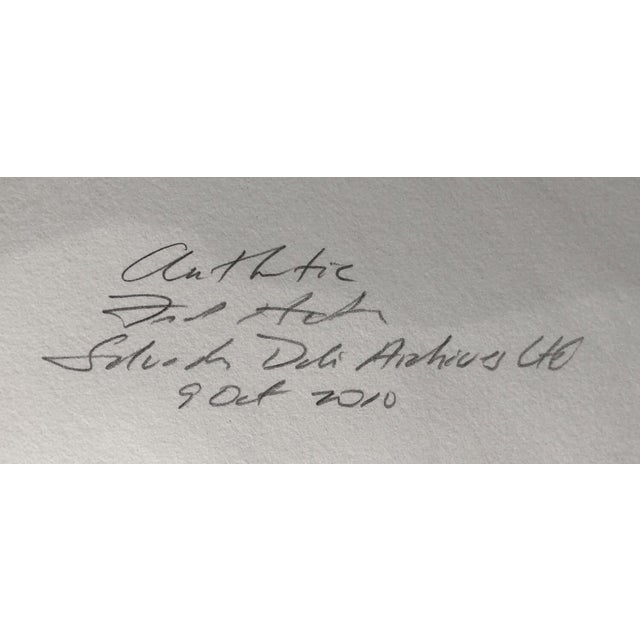 1970s Dali Hommage a Albrecht Durer Venus Mars Cupidon H/S Dali Archives Certified For Sale - Image 5 of 5