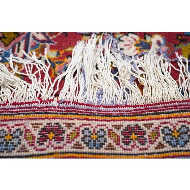 Vintage Persian Kashan Rug 9'8'' X 13'5'' For Sale In New York - Image 6 of 12