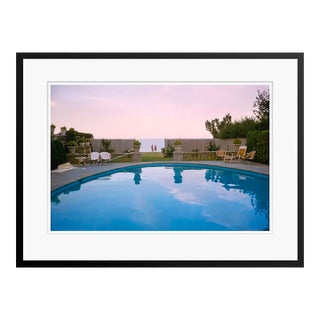 Toni Frissell 'Sunset by the Pool' Archival Pigment Print Framed in Black For Sale