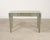 Hollywood Regency Antiqued Serpentine Mirrored Vanity Dressing Table or Desk For Sale - Image 3 of 15