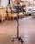 Black 19th C. French Gothic Wrought Iron Lectern or Music Stand With Candles Holder For Sale - Image 8 of 11