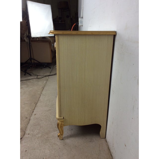 Mid Century French Provincial Style Lowboy Dresser With Six Drawers For Sale - Image 10 of 13