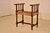 19th Century 19th Century English Oak Bench With Arms For Sale - Image 5 of 8