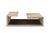 Modern Greg Sheres Style Oak and Bronze Cocktail Table – “Seville” For Sale - Image 4 of 4