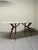 Table with Wooden Leg and Marble Top, 1950s For Sale - Image 12 of 18
