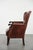 1990s Vintage Wing Chair in Sheepskin Leather For Sale - Image 5 of 17