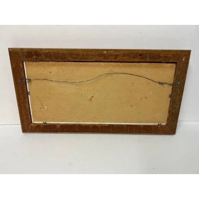 Small Southwestern Oil on Board of Mountains Signed J Guthrie For Sale - Image 12 of 12