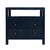 Textile Nora 28 in. W Raffia 2 Drawer Nightstand with Top Open Shelf, Blueberry For Sale - Image 7 of 11