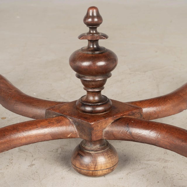 French Louis XVIII Style Walnut Side Table For Sale - Image 9 of 10