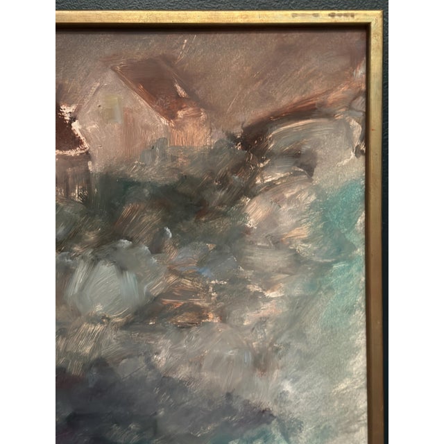 Kai Nielsen, Afton, 1960s, Oil Painting on Panel, Framed For Sale - Image 15 of 18