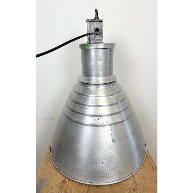 Large Industrial Aluminium Pendant Light from Elektrosvit, 1960s For Sale - Image 15 of 18