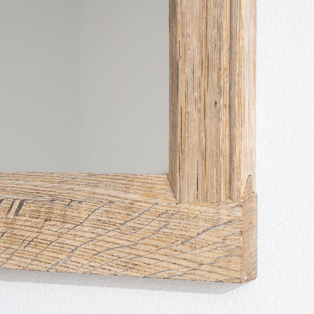 19th Century 19th Century France Red Wood Mirror For Sale - Image 5 of 10