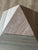 Postmodern Travertine Pyramid Coffee Table For Sale - Image 4 of 6