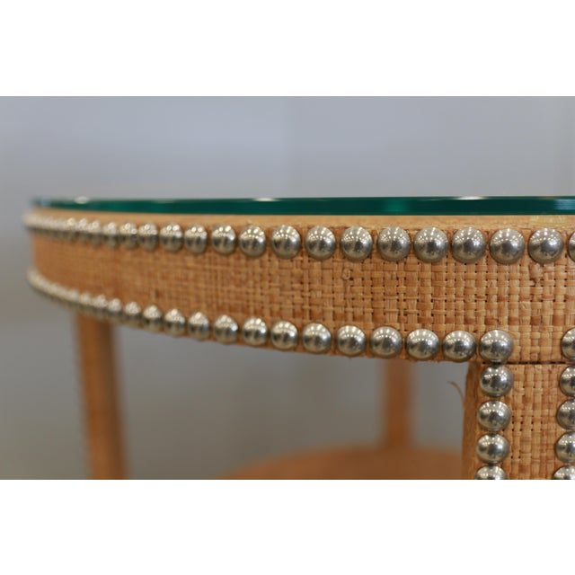 Century Furniture Century Furniture Monterey Tier Table (With/Glass), Sand For Sale - Image 4 of 5