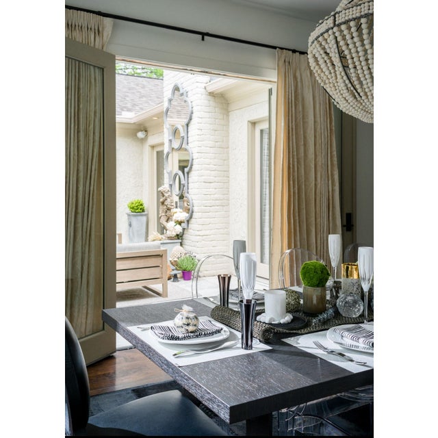 Modern Attributed to Christian Liaigre Table Misaine This Table in Made of Wirebrushed and Grey Stained Solid Oak For Sale - Image 3 of 12