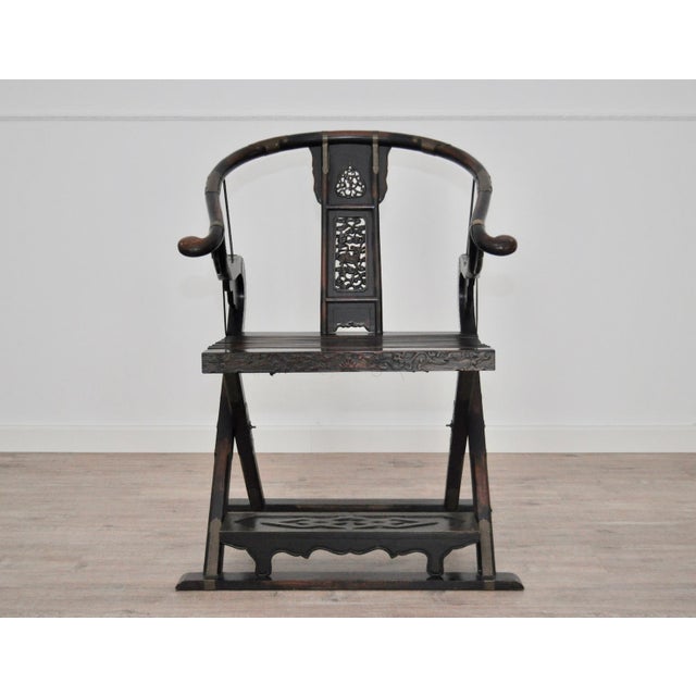 Antique Folding Lounge Chair For Sale - Image 17 of 17