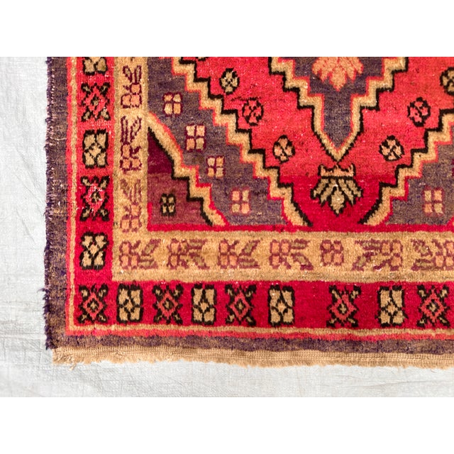 1960s Antique Qashqai-Shiraz Tribal Runner Rug - 2'9" X 7'1" For Sale - Image 5 of 11
