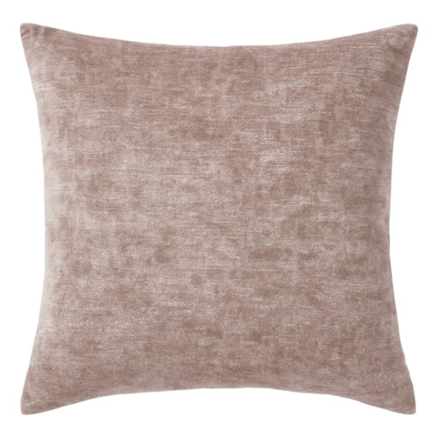 Blush Velvet Pillow Cover, 20x20 Pillow For Sale