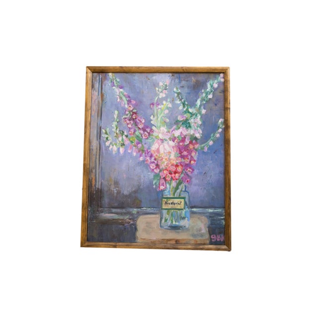 Grace B. Keogh Painting "Foxgloves" For Sale - Image 10 of 10