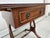 English English Crotch Mahogany Dropleaf Side Table For Sale - Image 3 of 17