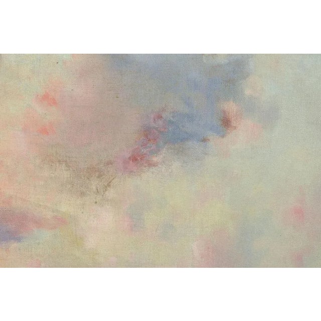 Jean Geoffroy, Beachside at Sunset, 1923, Oil on Canvas For Sale - Image 6 of 10