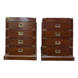 20th Century English Bedside Tables, Set of 2 For Sale