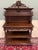 Antique French Buffet Server Sideboard Barley Twist Dark Oak Drawers 4 Tier 19c For Sale - Image 14 of 18