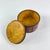 African Early 20th Century Tuareg Leather Covered Round Lidded Wood Box For Sale - Image 3 of 7