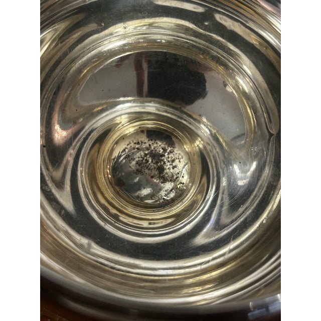 Silver Vintage Sterling Silver Art Deco Footed Open Sugar and Creamer Set - A Pair For Sale - Image 8 of 9