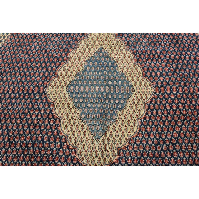 Mir Rug 10'6'' X 15'8'' Blue Wool Vintage Traditional Hand-Knotted Carpet For Sale In Philadelphia - Image 6 of 15