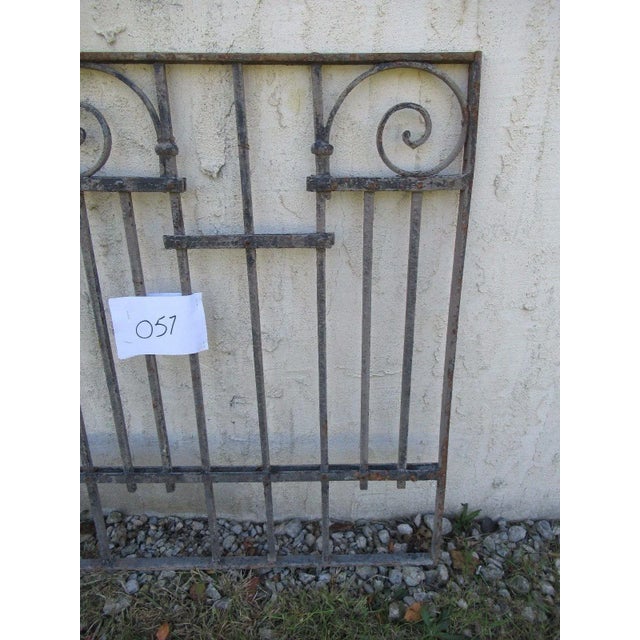 Antique Victorian Iron Gate For Sale - Image 4 of 6