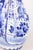 Late 19th Century Antique 19th Century Japanese Imari Ribbed Blue & White Vase For Sale - Image 5 of 8