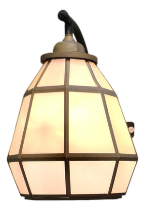 Large Brass Octagonal Wall Lantern, 1960