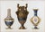 Traditional Antique Sèvres Porcelain Chromolithograph by Édouard Garnier, Giltwood Frame, Circa 1892 For Sale - Image 3 of 9