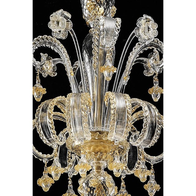 Murano Glass Chandelier in Venetian Design by Simoeng For Sale - Image 4 of 10