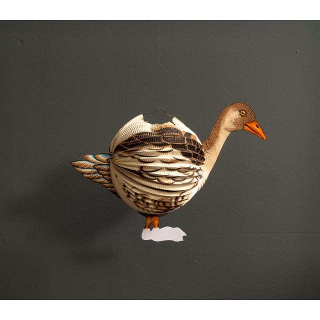Paper Goose Lantern, West Germany, 1960s For Sale - Image 11 of 13