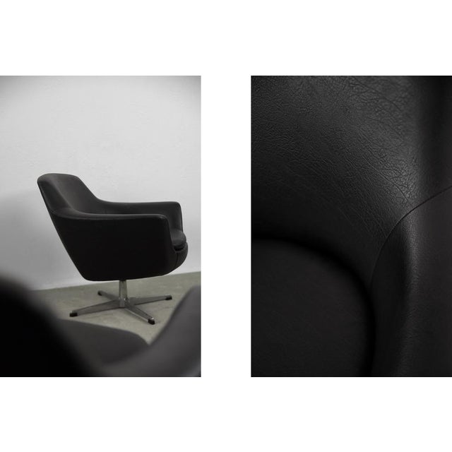 Set of Scandinavian Vintage Swivel Chairs, 1970s For Sale - Image 4 of 18