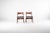 Beautiful set of two original Danish mid-century modern dining chairs designed by Erik Buch, Model 310, produced in...