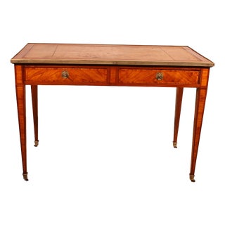 Louis XVI Marquetry Desk, 18th Century For Sale