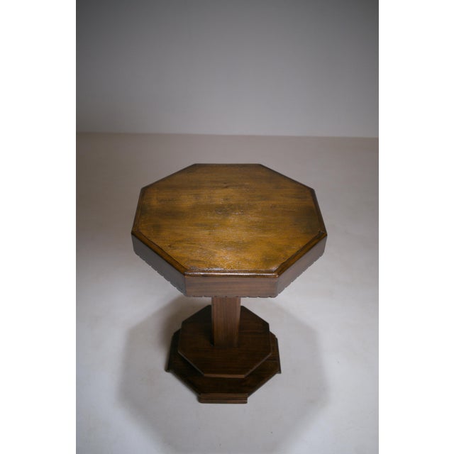 Art Deco Amsterdam School Octagonal Side Table, 1920s For Sale - Image 18 of 18