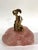 French Belle Époque, Gilt Silver & Rose Quartz Sculptural Paperweight, ca. 1880 For Sale - Image 4 of 9