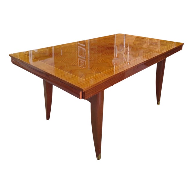 Cherrywood Dining Table, 1950s For Sale