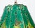 Glass Late 20th Century Felipe Derflingher Art Glass Pendant Light Fixture with Green and Yellow Tones For Sale - Image 7 of 12