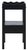 Darlyn Scalloped 1 Drawer Accent Table in Matte Black For Sale - Image 9 of 9